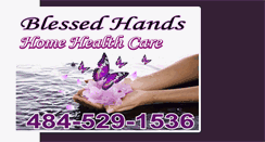 Desktop Screenshot of blessedhandshealthcare.org